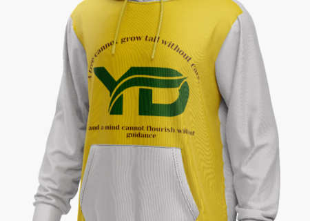 Men Hoodie Mockup, Front View